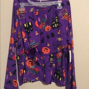 Leo and stitch pj set Halloween theme